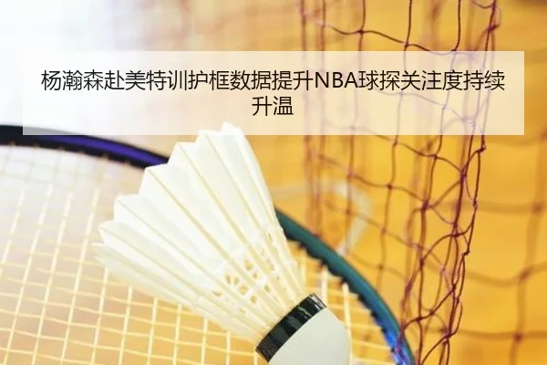杨瀚森赴美特训护框数据提升NBA球探关注度持续升温 | ManBetX